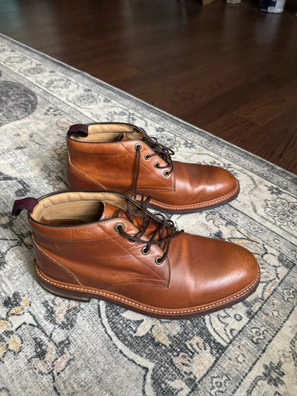 Cole Haan Holland Grand British Men's Leather Chukka Boots - US 10, Brown
